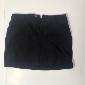 Forever 21 Black Jean Skirt Medium